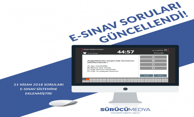 Online e-Sınav Soruları Güncellendi